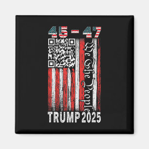 Trump Dance Troll QR Grappig President Trump Dance Magneet