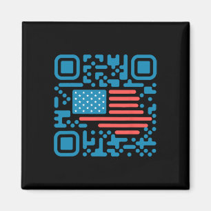 Trump Dance Troll QR Grappig President Trump Dance Magneet