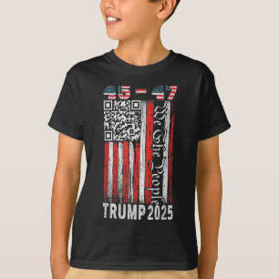 Trump Dance Troll QR Grappig President Trump Dance T-shirt