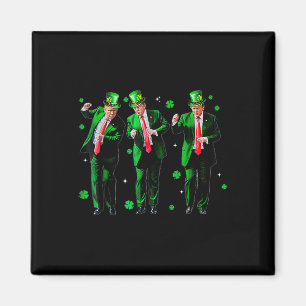 Trump Dance Trump 2024 maakt St Patricks Day gewel Magneet