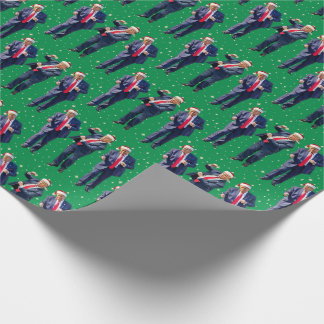 Trump Dance Wrapping Paper | Santa Trump Gift Wrap Cadeaupapier