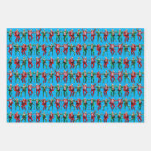 Trump Dancing | Trump Santa Dance Kerstrood Inpakpapier Vel (Voorkant 2)