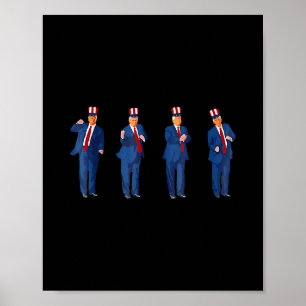 Trump Dans 4 juli Trump 2025 Poster
