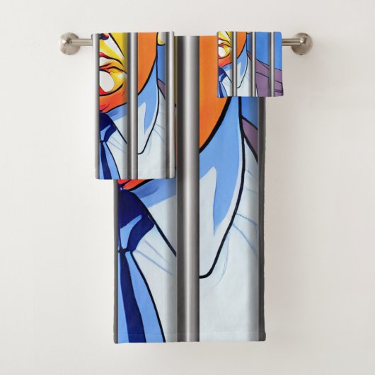 Trump dans la salle de bain de prison ensemble de  (En situation)