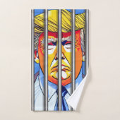 Trump dans la salle de bain de prison ensemble de  (Serviette à main)
