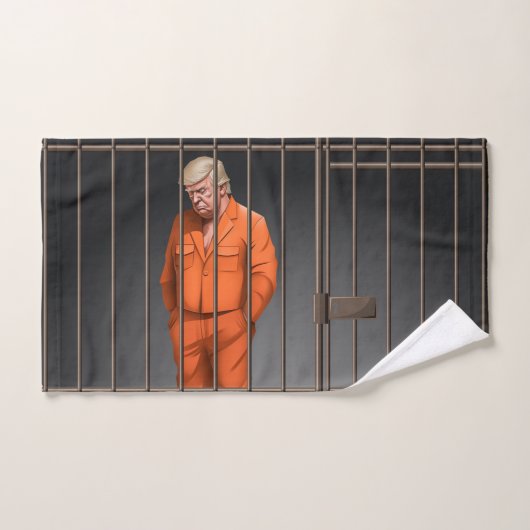 Trump dans la salle de bain de prison ensemble de  (Serviette à main)