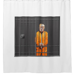 Trump dans le rideau de douche de prison