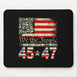 Trump Dans Troll Qr Grappige Trump Dans Code Retro Muismat