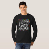 Trump danscode QR Kerst T-shirt (Voorkant volledig)