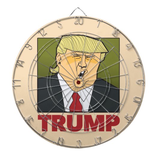 TRUMP-dartboard Dartbord (Voorkant)