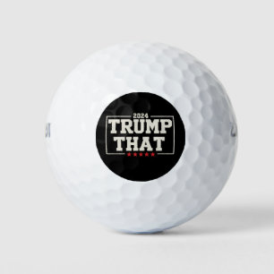 Trump Dat 2024 47e Amerikaanse President Vintage Golfballen