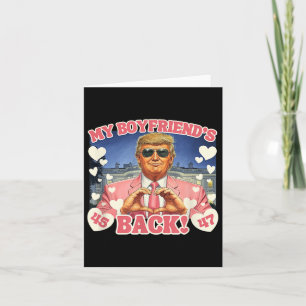 Trump de CK-Valentijnsdag van mijn vriend Pink 45 Kaart