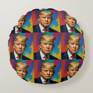 Trump de kleur rond kussen