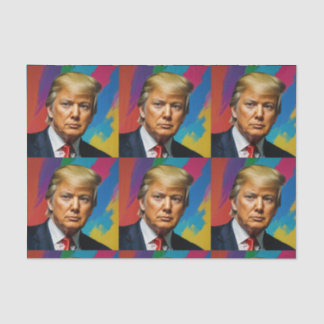 Trump de kleur tissuepapier