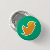 Trump: De Twit Ronde Button 3,2 Cm (Voorkant /achterkant)