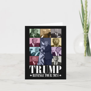 Trump De Wraak Tour 2024 Grappig Kaart