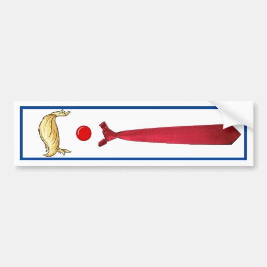 Trump Deconstructed Bumpersticker (Voorkant)