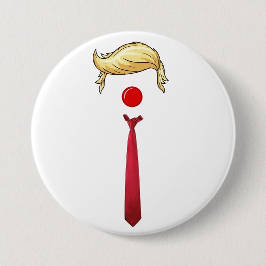 Trump Deconstructed Ronde Button 7,6 Cm (Voorkant)