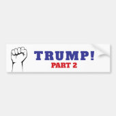 TRUMP DEEL 2 BUMPERSTICKER (Voorkant)