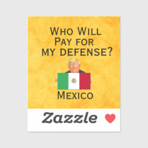 Trump Defence Custom-Cut Vinyl Sticker