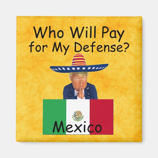 Trump Defence Magnet (Devant)