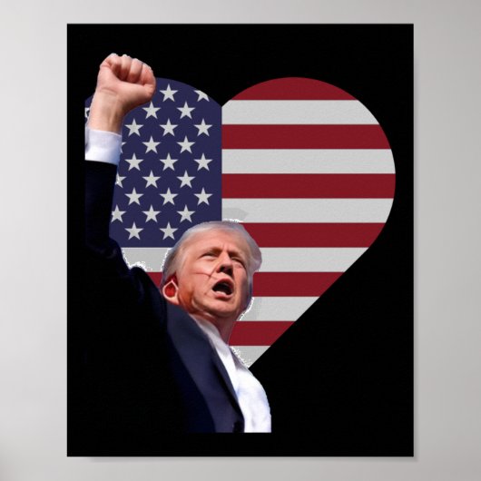Trump Defiant Poster (Voorkant)