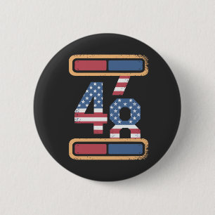 Trump derde termijn Trump 2028 Trump 48 Ronde Button 5,7 Cm