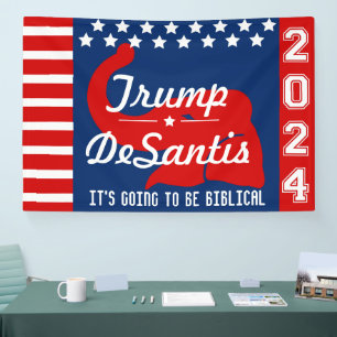 TRUMP DESANTIS 2024 BIBLICAL SPANDOEK