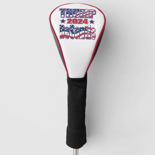 Trump DeSantis 2024 Golfheadcover (Voorkant)