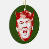 Trump Devil Head - Anti-Trump - Keramisch Ornament (Rechts)