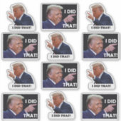 Trump did it 12 sticker sheet (Devant)
