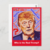 Trump die ik echt Briefkaart ben (Voorkant / Achterkant)