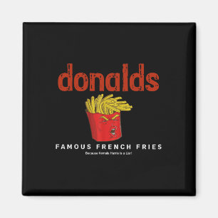 Trump Donalds beroemde Franse frieten omdat Kamala Magneet