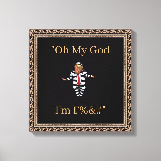 Trump Draag Canvas Print (Voorkant)