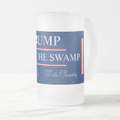 Trump Drain the Swamp. Matglas Bierpul (Voorkant rechts)