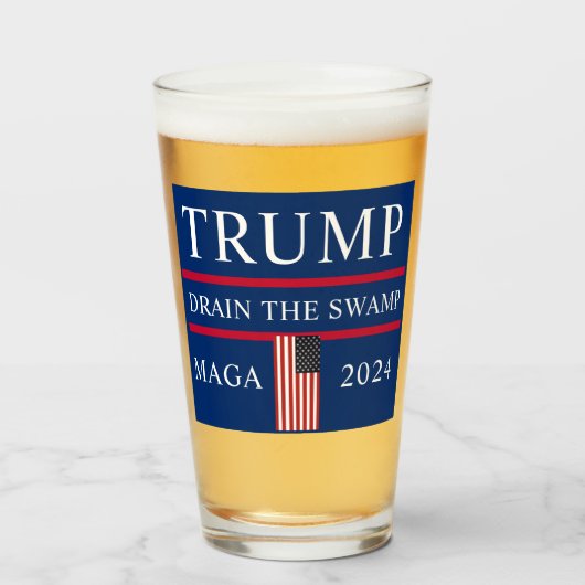 Trump Drain the Swamp Tumbler (Voorkant gevuld)