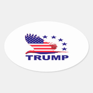 Trump eagle ovale sticker