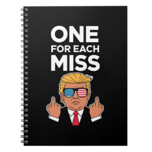Trump één voor elke miss notitieboek