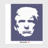 TRUMP eenvoudig silhouet Sticker (Vel)