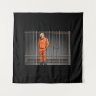 Trump en Carré de prison (57" x 57") Tapisserie