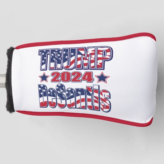 Trump en DeSantis 2024 Golfheadcover (Voorkant)