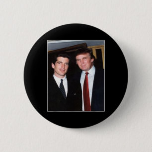 Trump en JFK anoniem Ronde Button 5,7 Cm