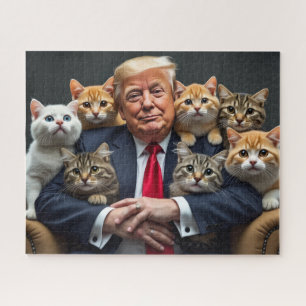 TRUMP EN KATTEN KATTEN LEGPUZZEL