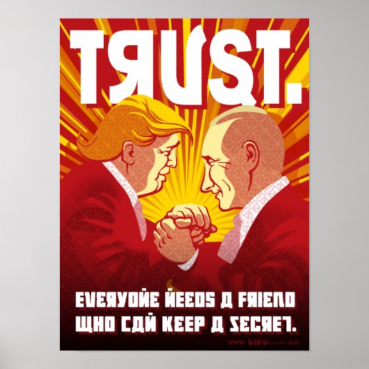 Trump en Poetin Poster (Voorkant)