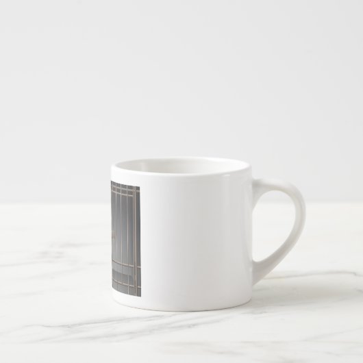 Trump en prison Espresso Mug (Droite)