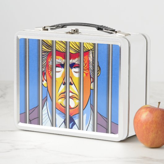 Trump en prison Lunchbox blanc (En situation)