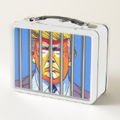 Trump en prison Lunchbox blanc (Dos)