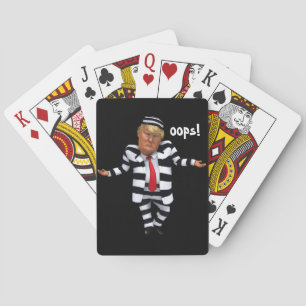 Trump en prison porte des cartes à jouer