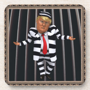 Trump en prison porte le Dessous de verre