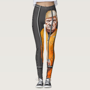 Trump en prison sur tous les imprimés Leggings